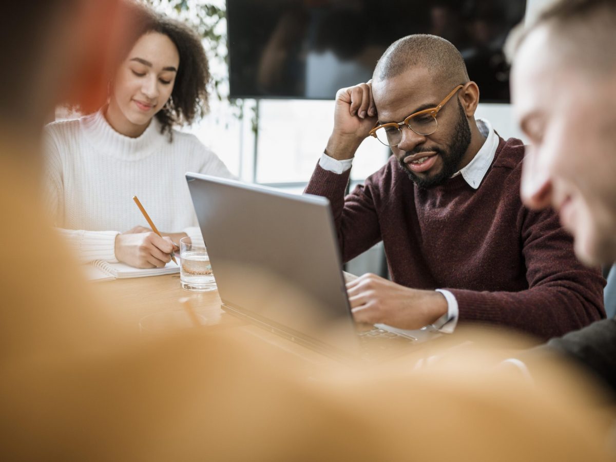 people at meeting table